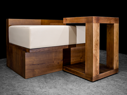 Trung Nguyen bench and table set for interior decor 2