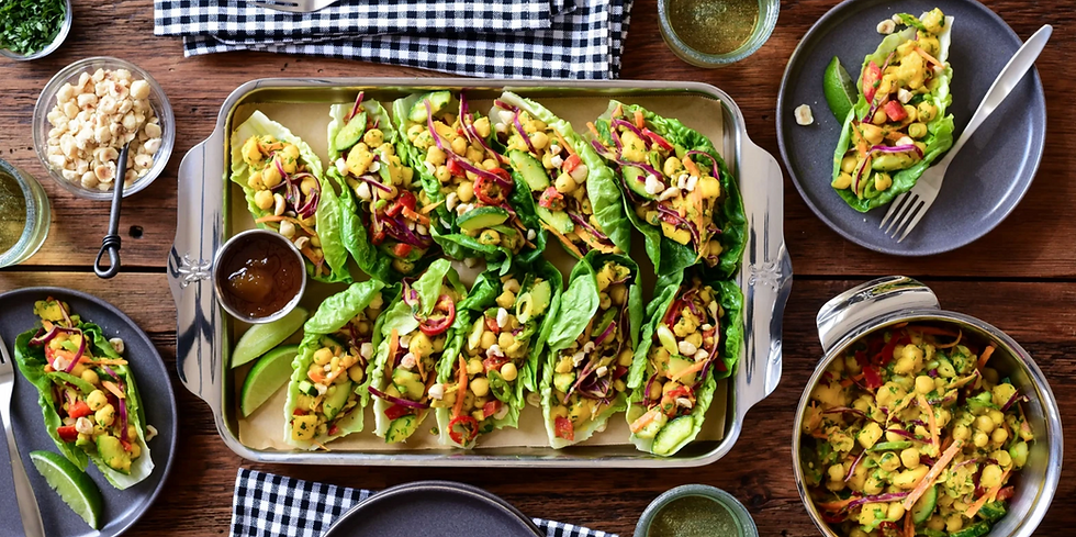 Curried Coconut Chickpea and Mango Salad
