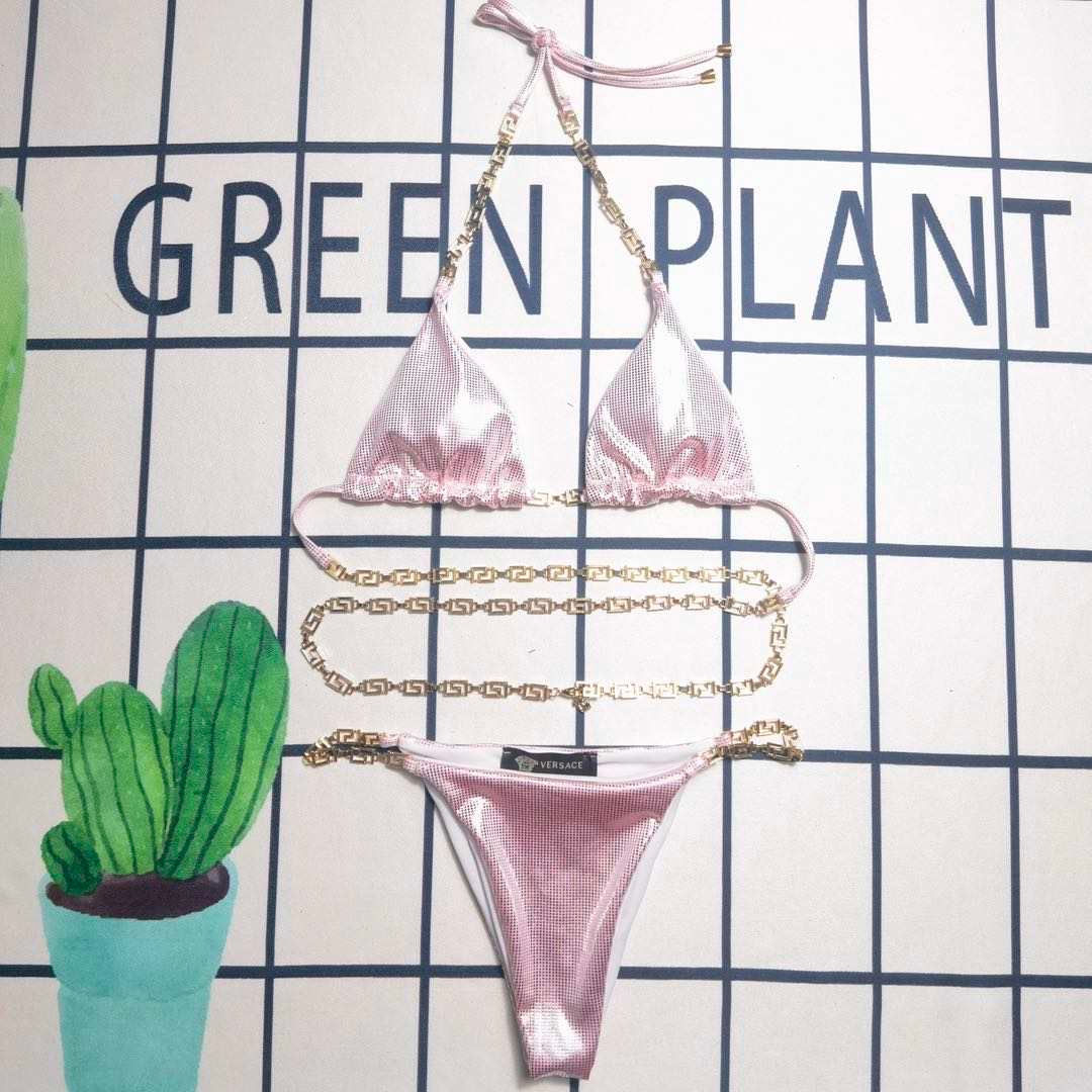 Pink and Gold V 2 Piece