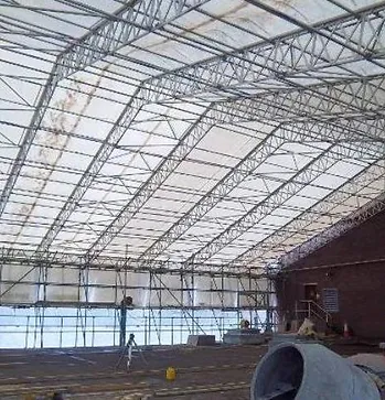 full building cover scaffolding