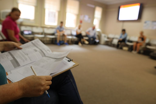 Student are conducting CPR and first Aid risk assessment in classroom .jpg