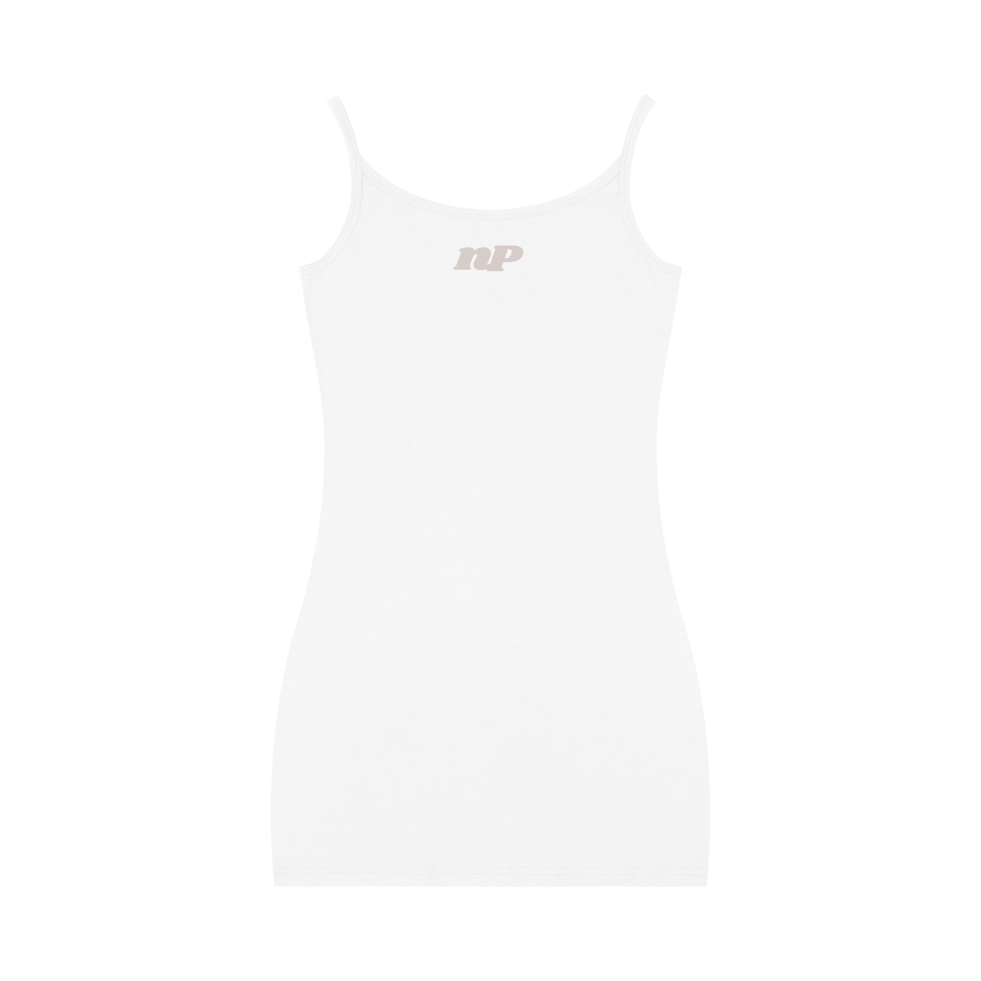 noPo Women's Solid Tight Sleeveless Dress