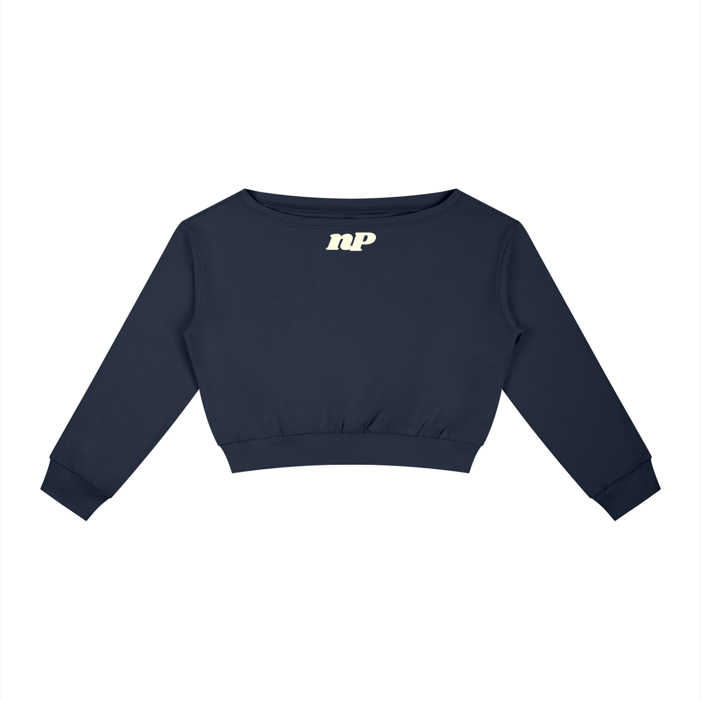 noPo Women's Off-Shoulder Sweatshirt