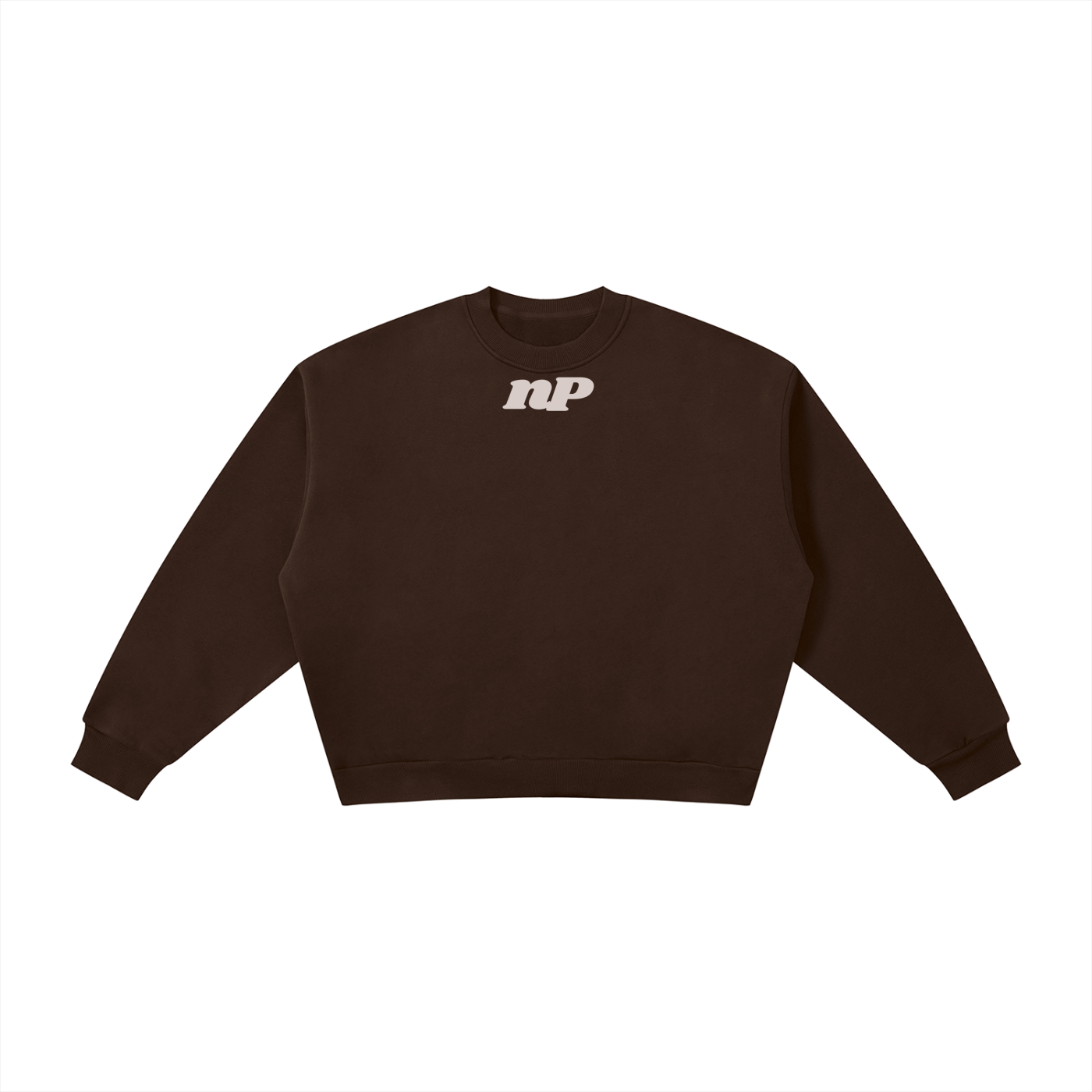 noPo Boxy Fleece Crewneck Sweatshirt