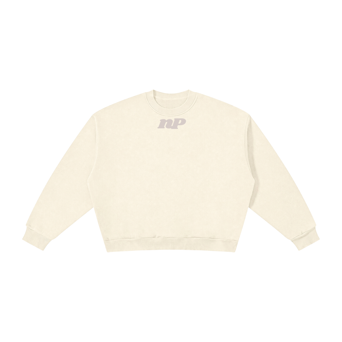 noPo Boxy Fleece Crewneck Sweatshirt