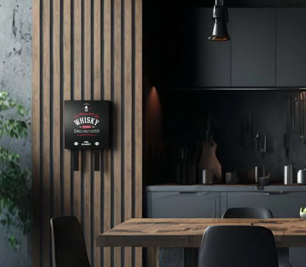 Thumbnail: Design Fire Blanket - Red Whisky