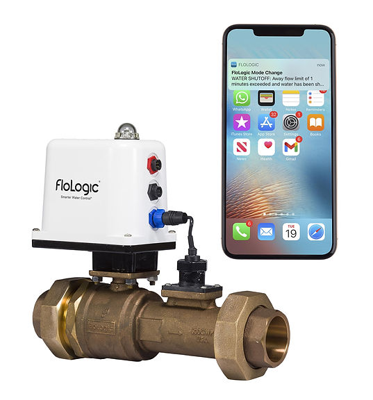 FloLogic system with iPhone