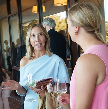 talking over wine
