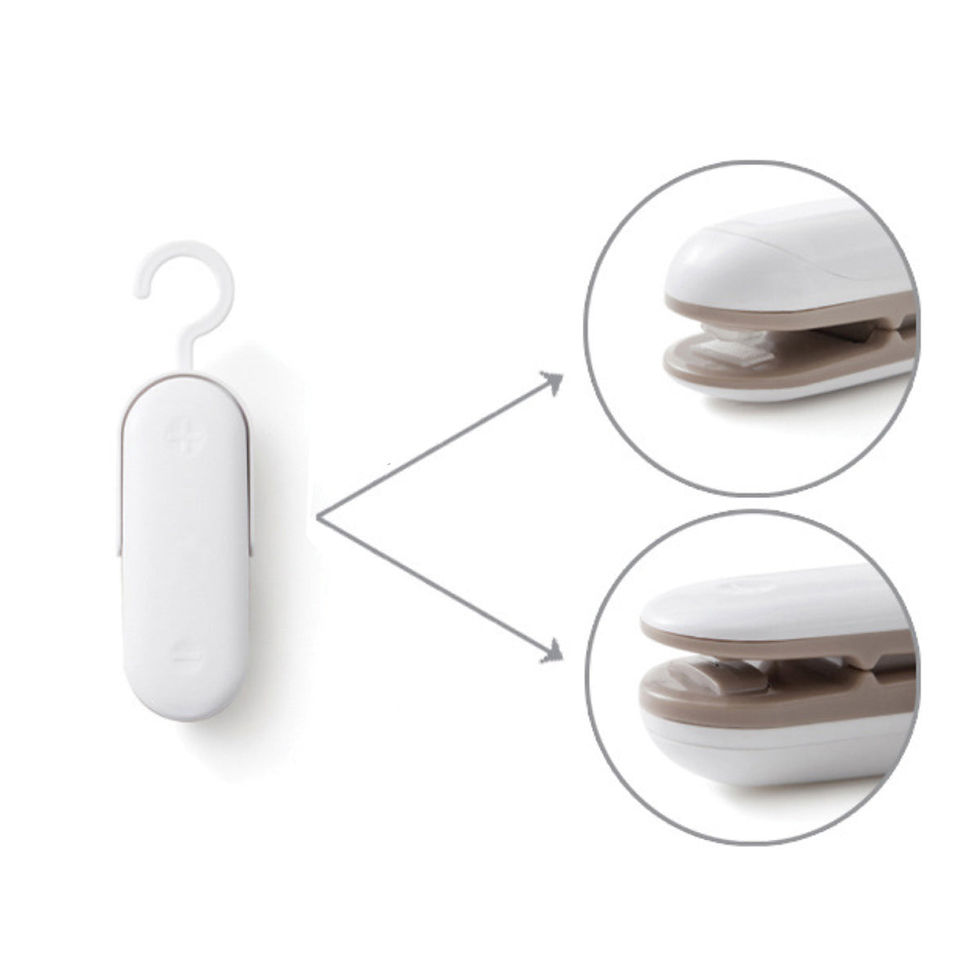 Thumbnail: 2-in-1 Mini Bag Sealer & Opener – Keep Food Fresh & Stop Waste