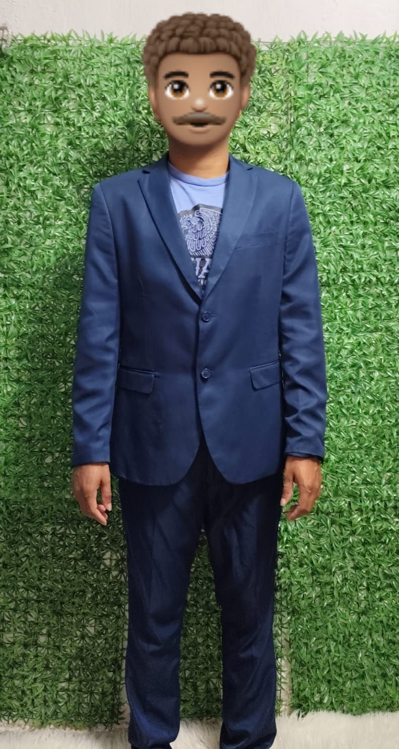 Traje azul
t 36 slim