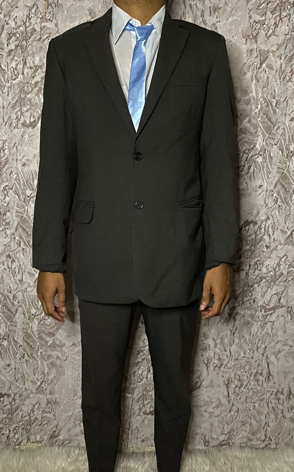 Traje gris Oxford Slim
Talla 36