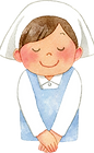 お弁当屋で働く女性