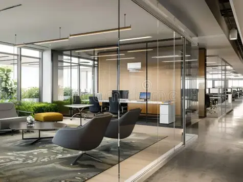 ArcTak Designs – architectural glass and aluminum partition systems in modern office interiors