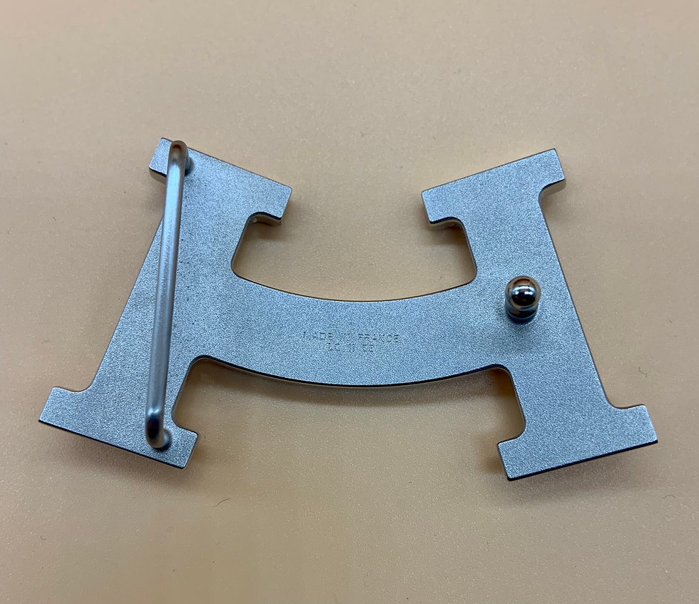 Thumbnail: NEW Vintage Hermès Limited Edition "H" Smile Belt XXL