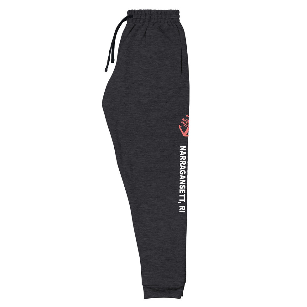 Thumbnail: Anchored In Narragansett, RI - Unisex Sweatpants - Coral