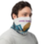 Thumbnail: Shred Threads Neck Gaiter - Golden Mountain Sunset