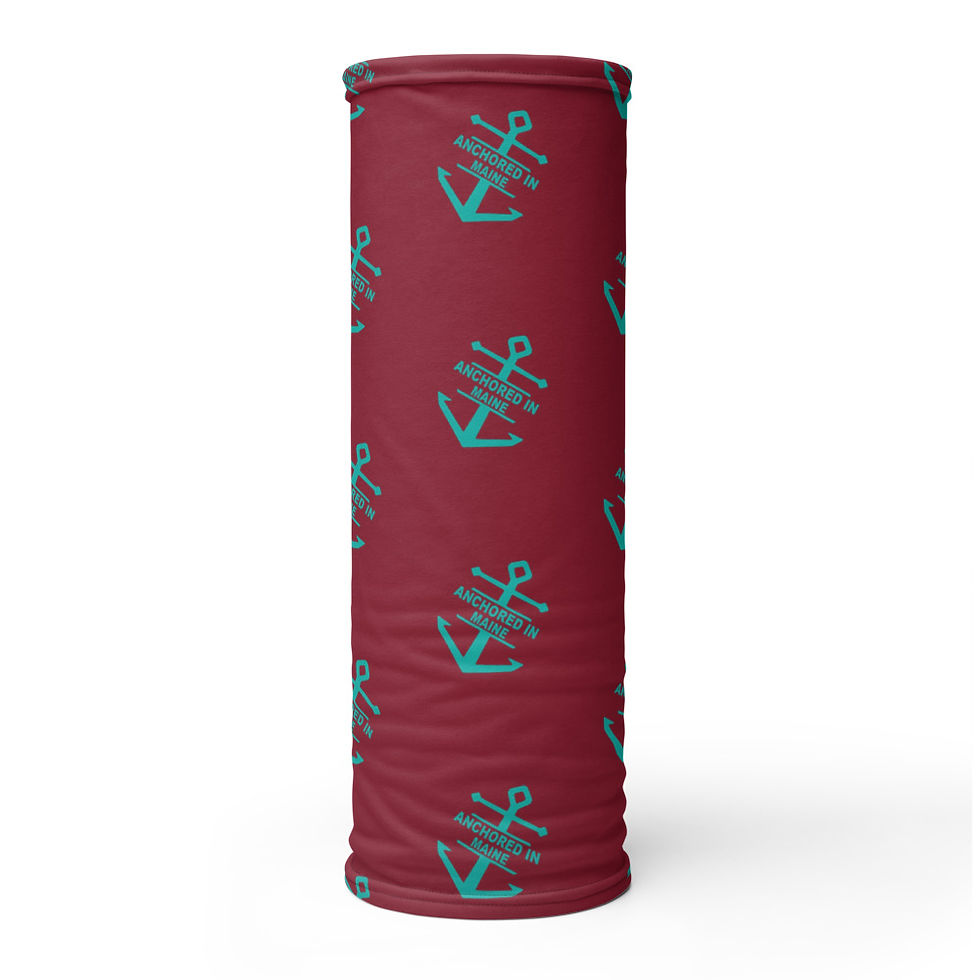 Thumbnail: Anchored In Maine Maroon Neck Gator 