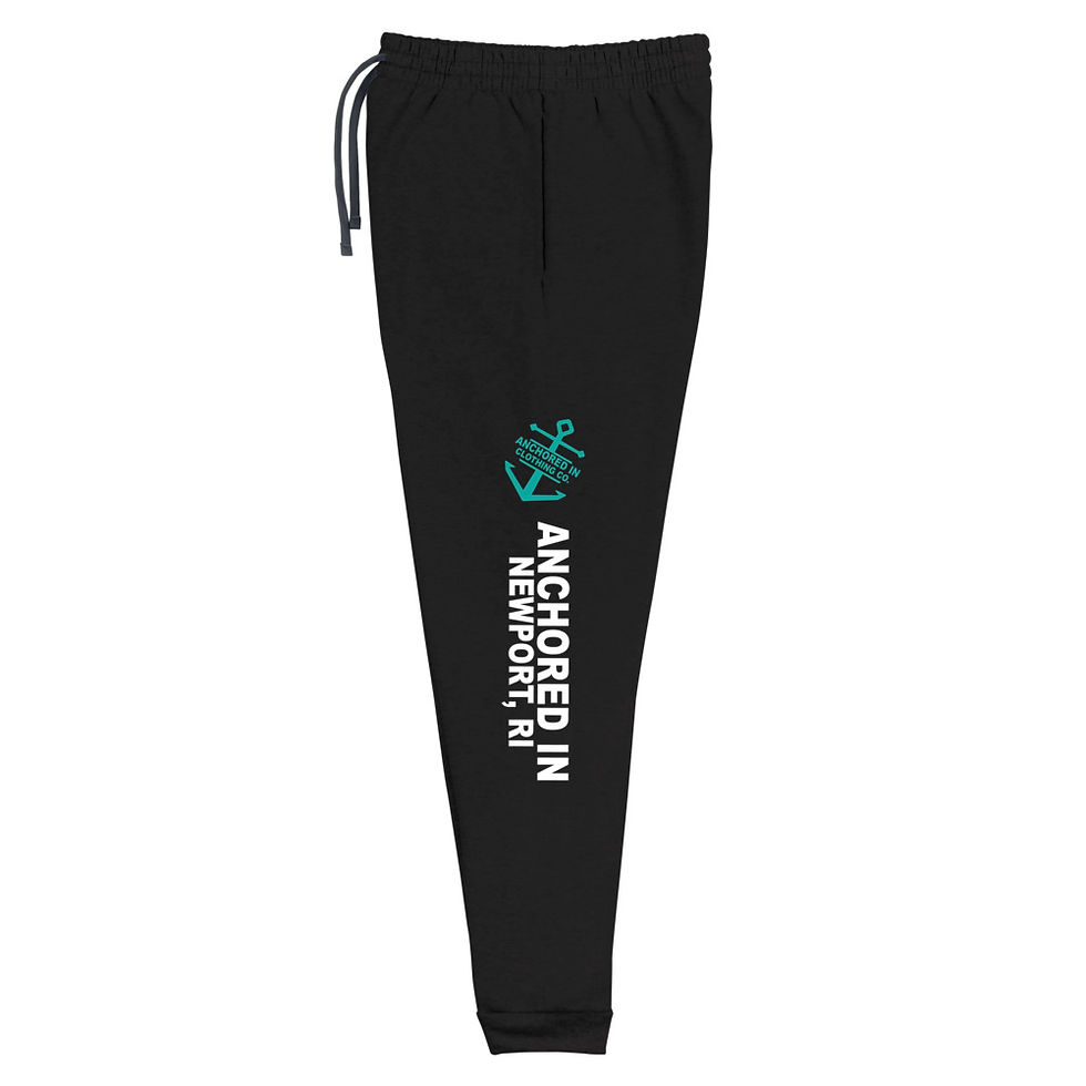 Thumbnail: Anchored In  Newport, RI - Unisex Sweatpants - Teal