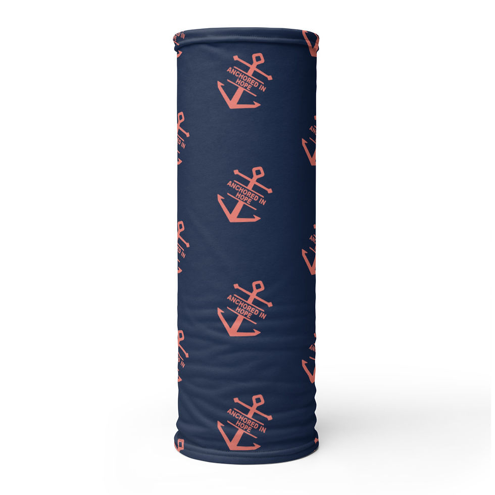 Thumbnail: Anchored In Hope Neck Gator Coral Logo