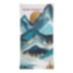 Thumbnail: Shred Threads Neck Gaiter - Golden Mountain Sunset