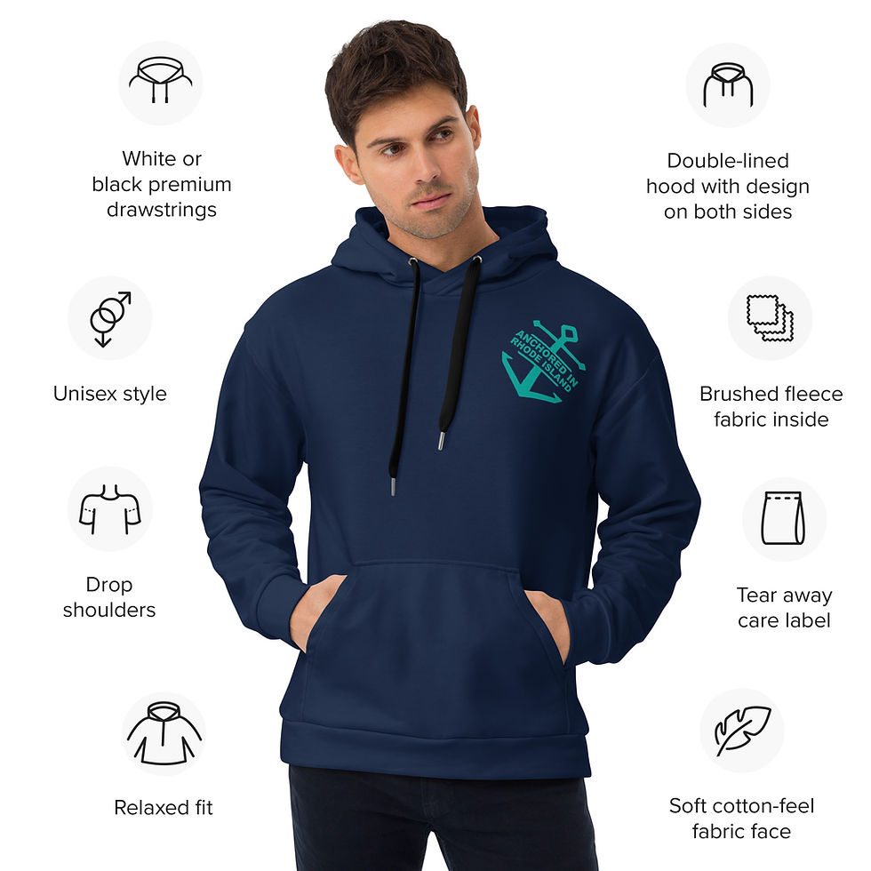 Thumbnail: Anchored In Adult Unisex Customizable Original Design Hoodie