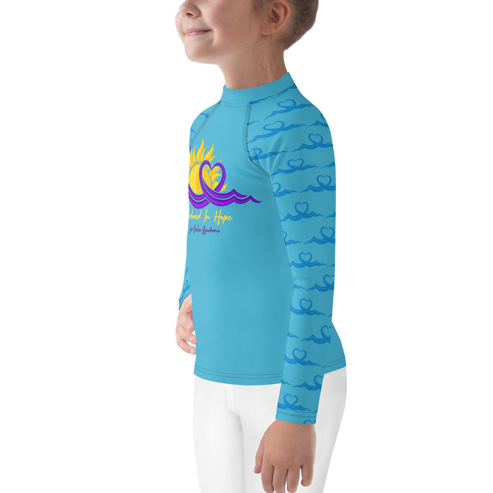 Thumbnail: Anchored In Hope - for Gorlin Syndrome - Toddler Rash Guard