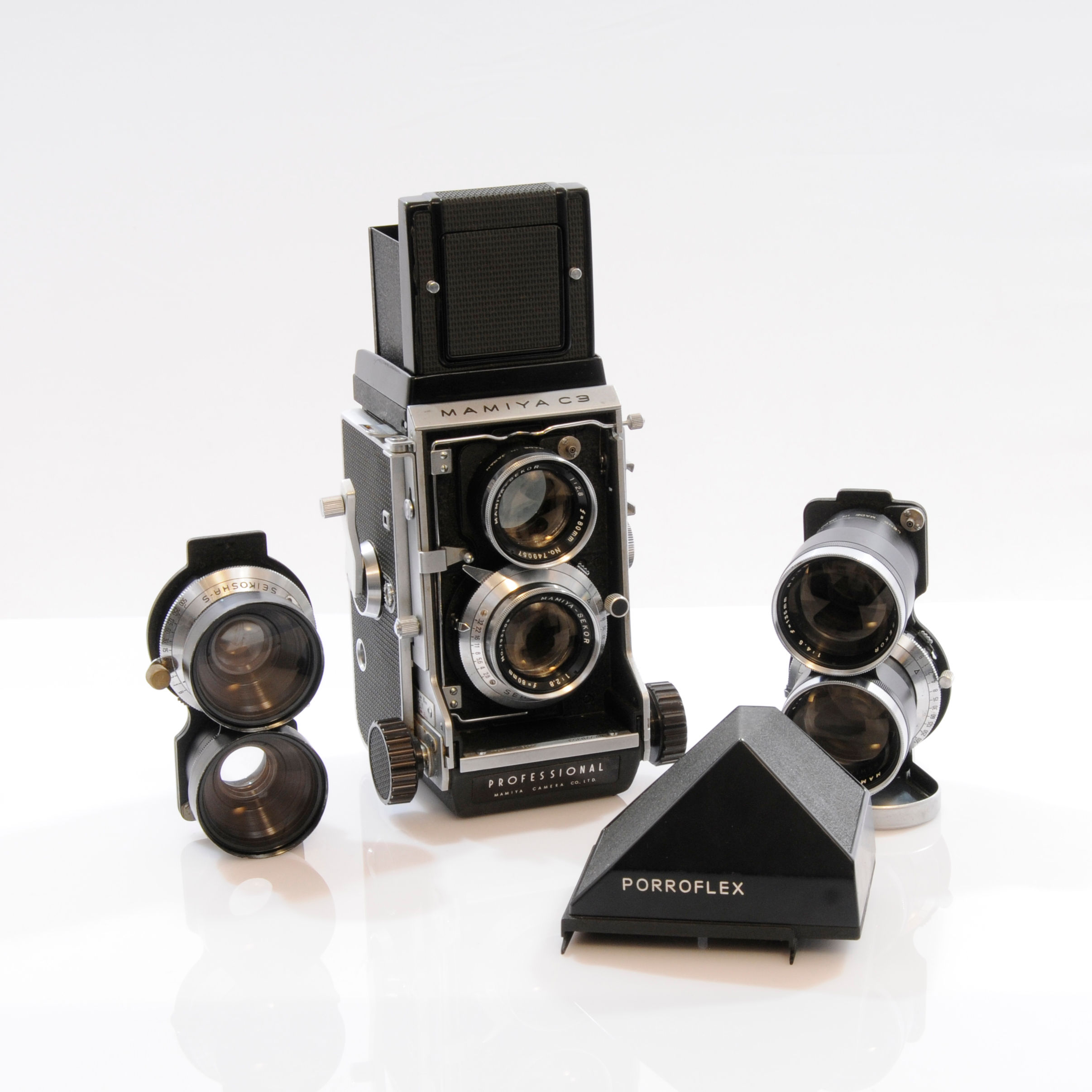 Mamiya C3 twin lens outfit