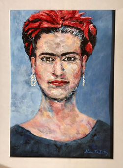 Frida In Blue