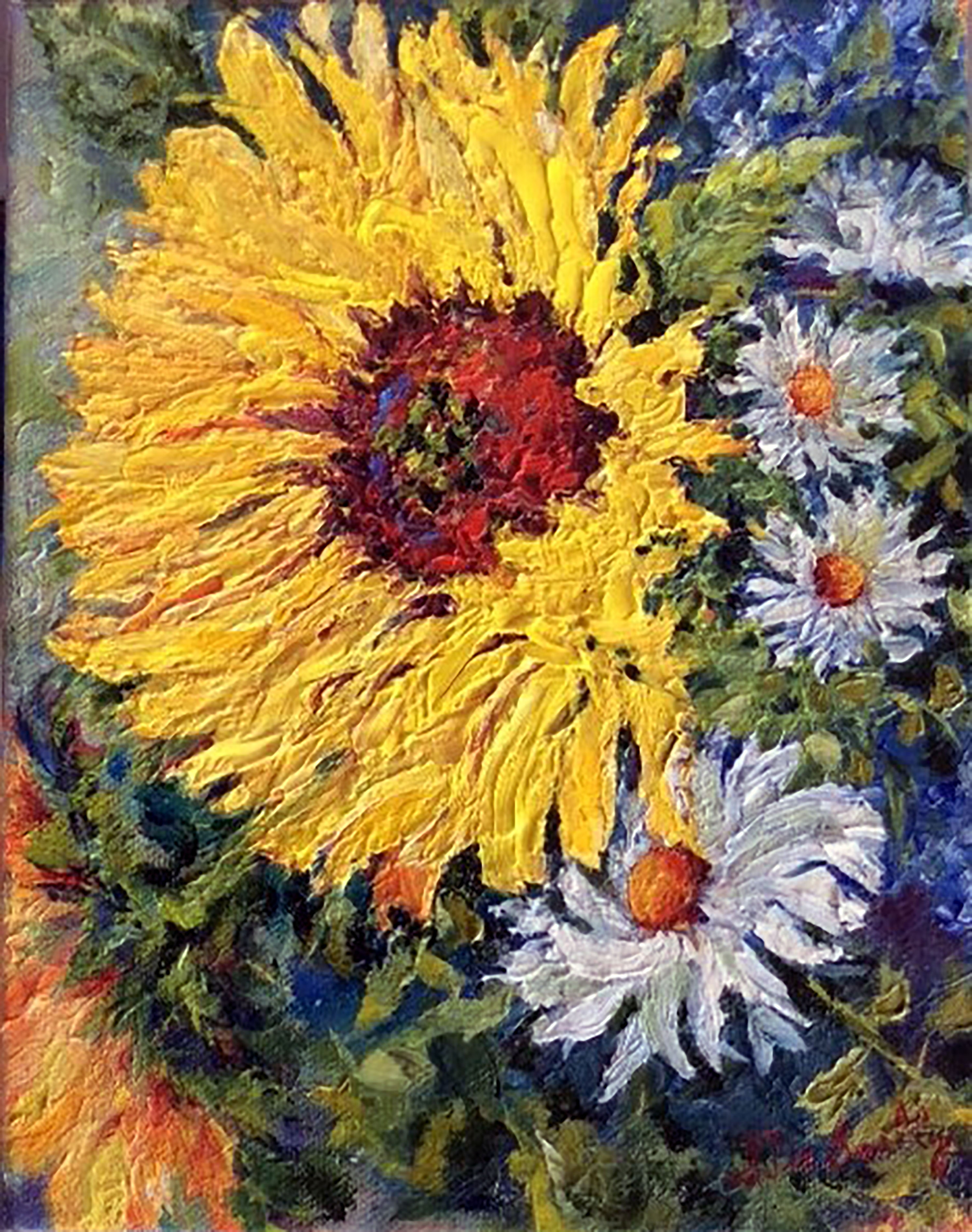 Pushing Up Sunflowers