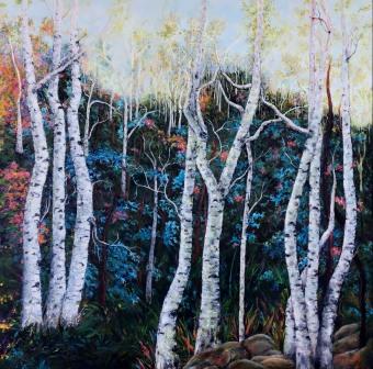 SOLD Blue Birch Grove