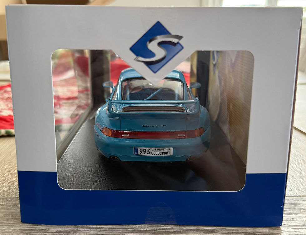 Thumbnail: Solido 1:18 PORSCHE 911 (993) CLUBSPORT – RIVIERA BLUE – 1997 Diecast Car Model