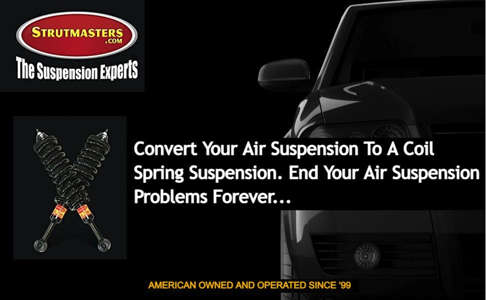 Thumbnail: Strutmasters Compatible/Replacement Conversion Kit for 1997-2002 Cadillac