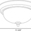 Thumbnail: Progress Lighting Dome Glass - Alabaster 2-Light Flush Mount in Brushed Nickel