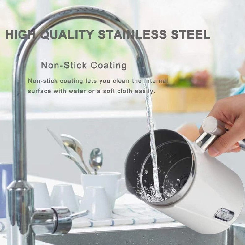 Thumbnail: HadinEEom Milk Frother - Electric Milk Steamer with Hot and Cold Froth Function