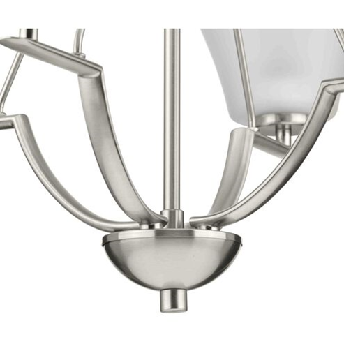 Thumbnail: Progress Lighting P4622-09 Bravo Chandeliers, Brushed Nickel