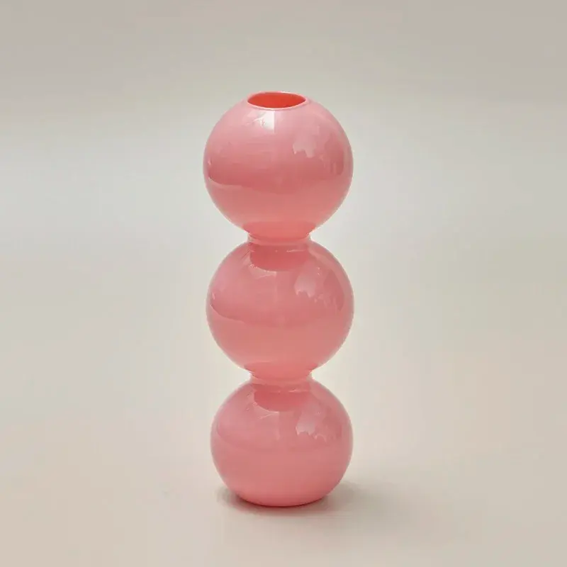 Thumbnail: Nordic Creative Glass Bubble Vase Flower Spherical Art Flower Ornaments Vases.
