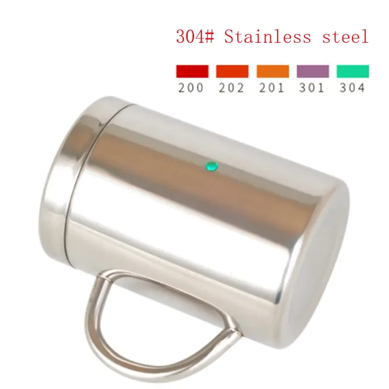 Thumbnail: Double Wall Stainless Steel Coffee Wall Stainless Steel Coffee Travel Mug.