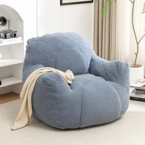 Thumbnail: Modern Tufted Soft Stuffed Sofa Cozy Comfy Bean Bag Chair