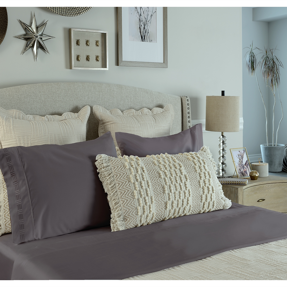 Thumbnail: Comfy Bamboo World Platinum 9900 Series 100gsm Embroidered Bedsheets Sheet Set