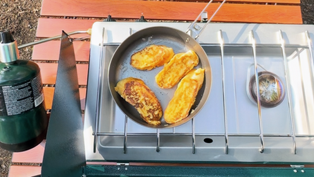 Campsite recipe: Sweet Bread French Toast for Breakfast