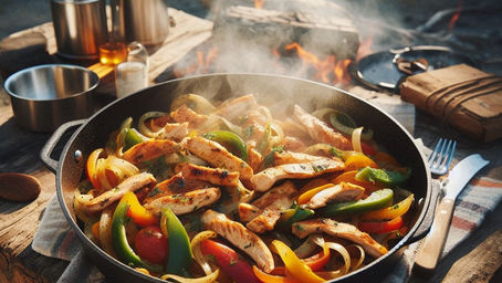 Campsite recipe: Chicken Fajitas