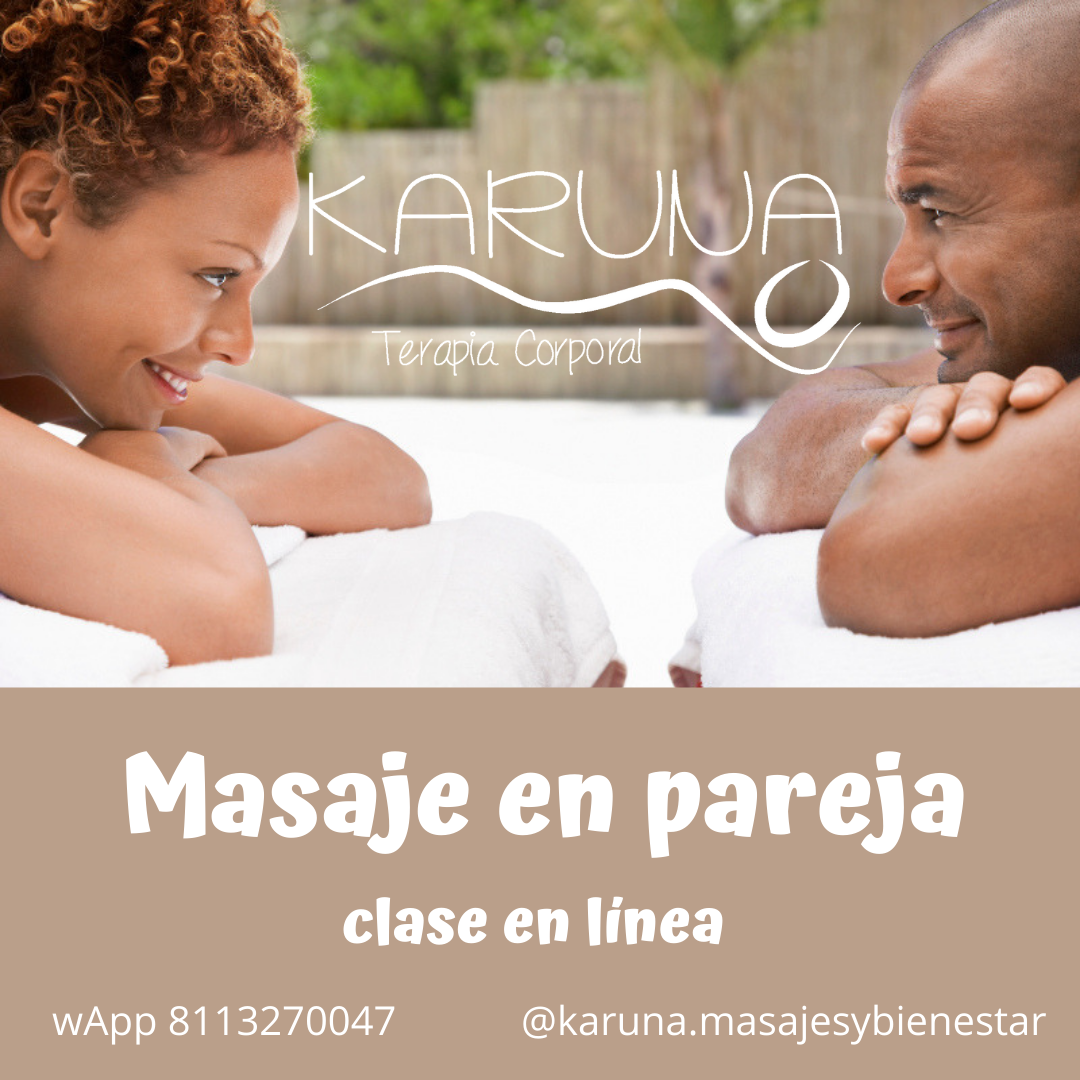 Aprende masaje en pareja