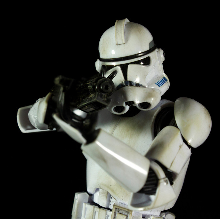 Star Wars Clone Trooper Phase II Bandai model