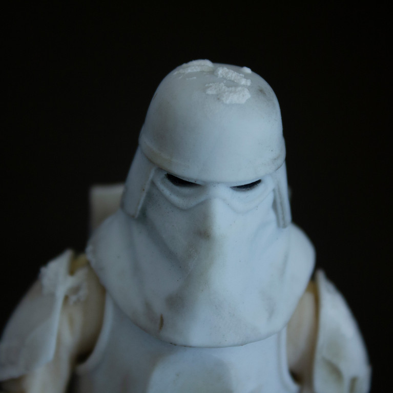 Star Wars Imperial Snow Trooper Hasbro Black Series repainted figure