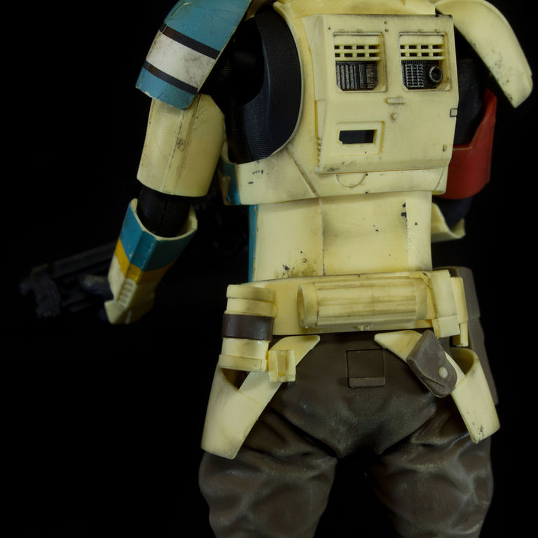 Star Wars Rogue One Shore Trooper Bandai 1/12 scale model build