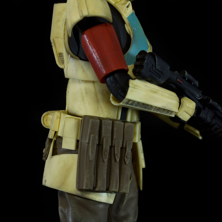 Star Wars Rogue One Shore Trooper Bandai 1/12 scale model build