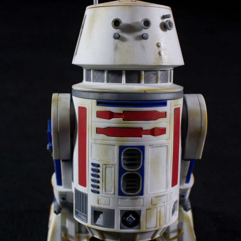 Star Wars R5-D4 droid Bandai 1/12 scale model build