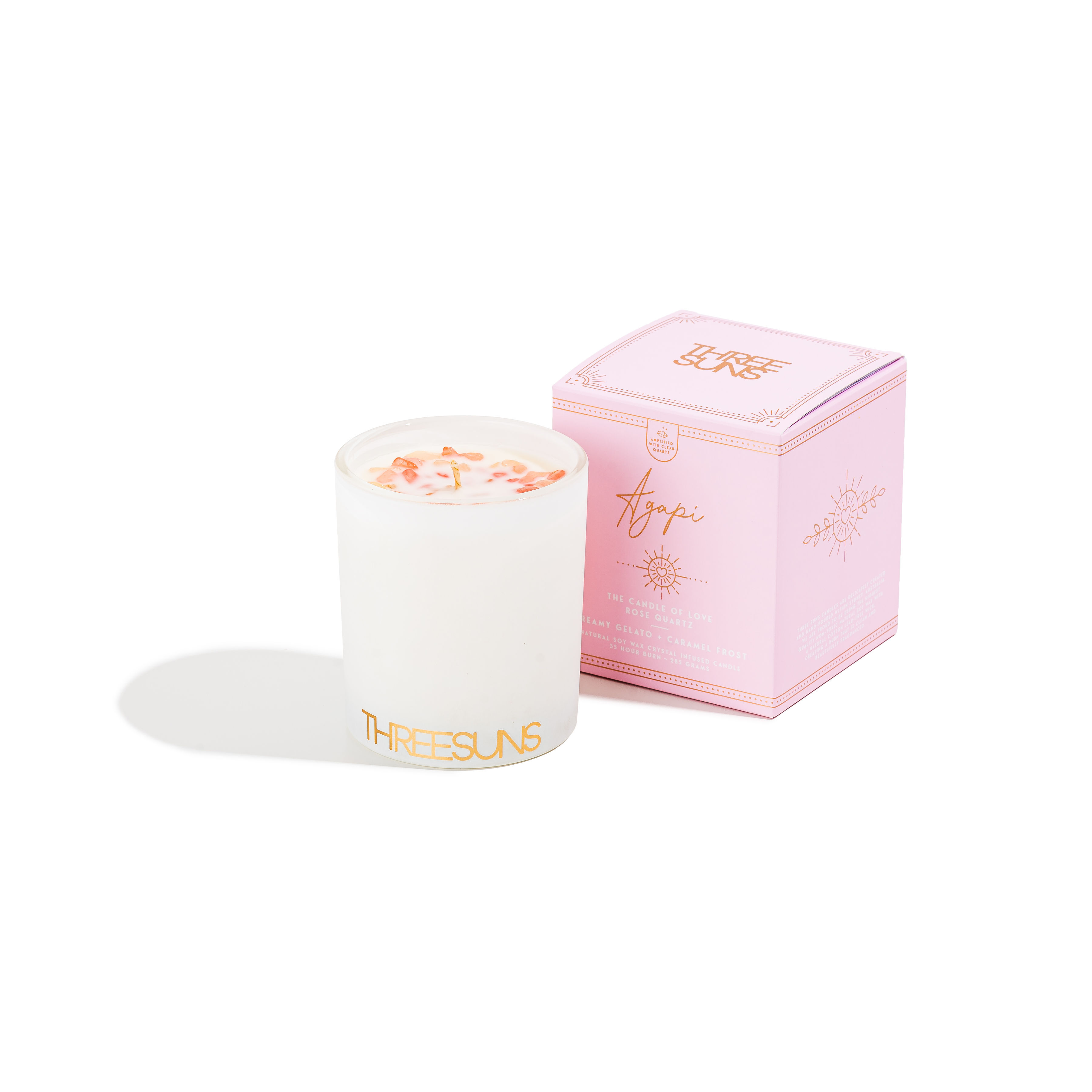 Three Suns | Agapi | Candle of Love | Creamy Gelato & Caramel Frost