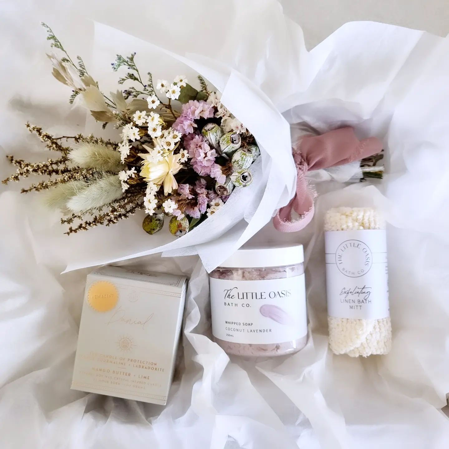 Mini dry posy & self care gifting