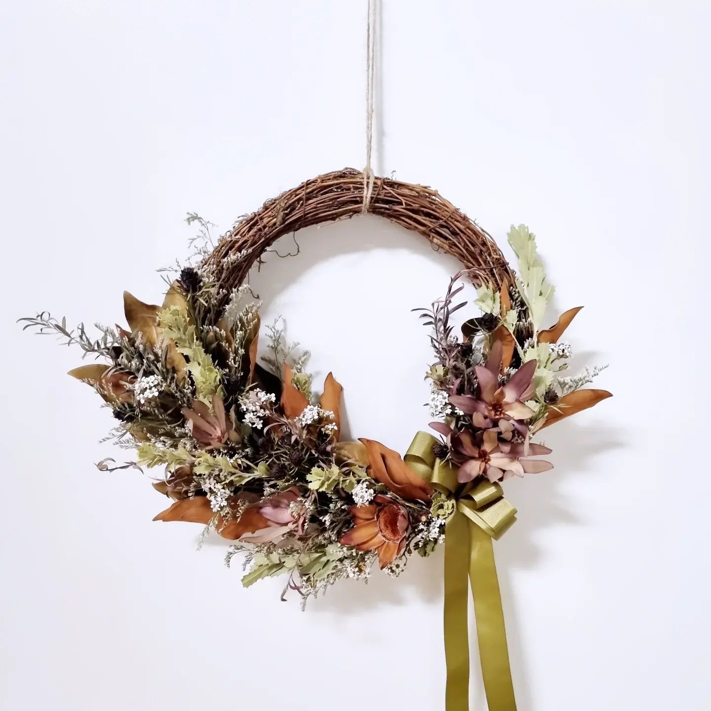 Dry Floral Wreath